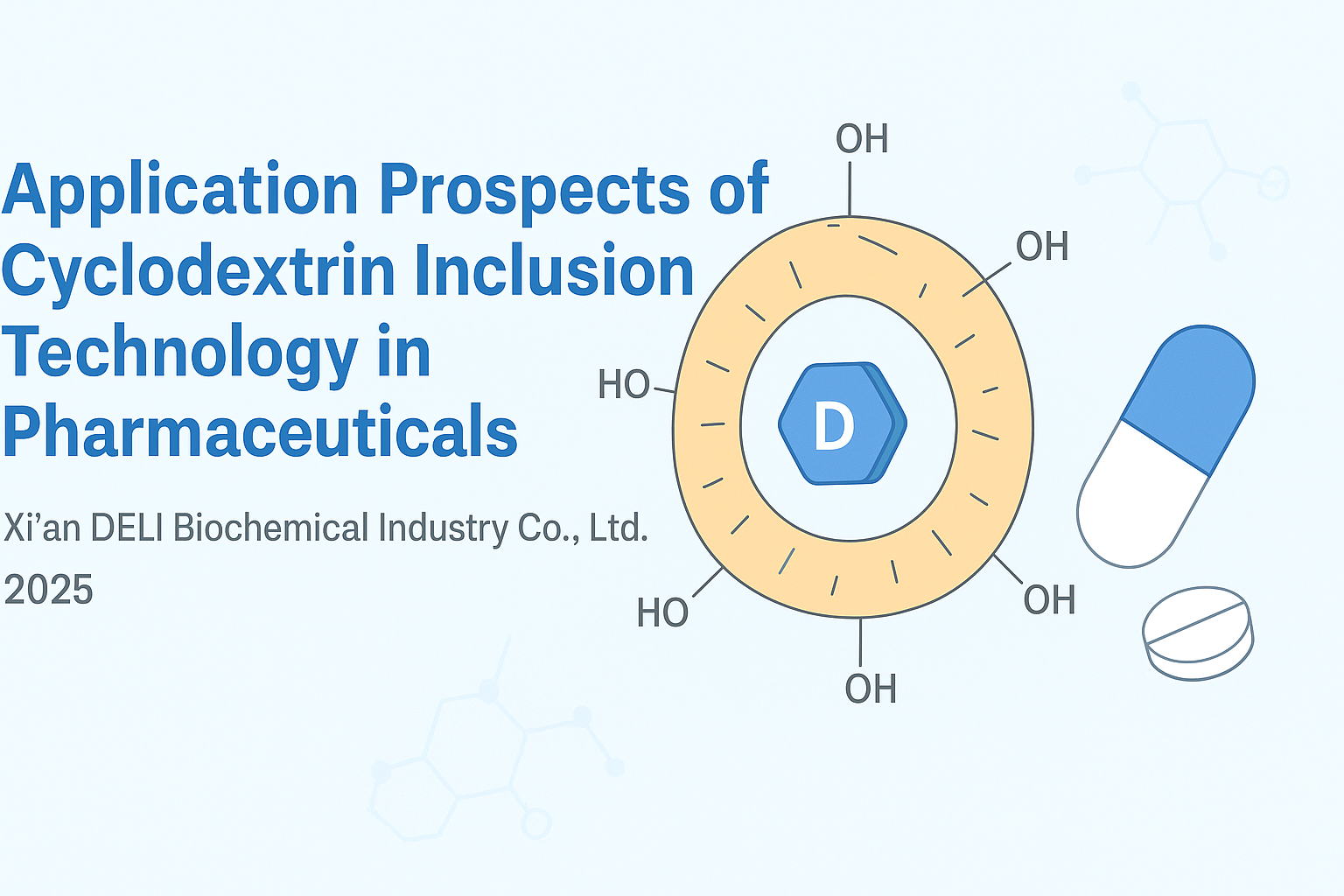 Perspectives d'application de la technologie d'inclusion de cyclodextrine dans les produits pharmaceutiques