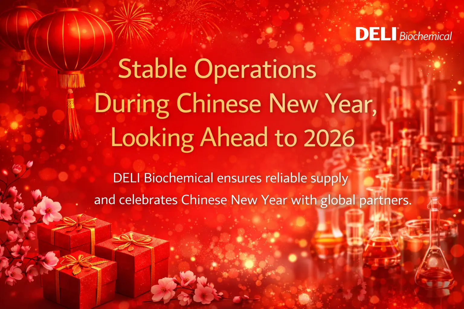 DELI Biochemical maintient ses opérations stables pendant le Nouvel An chinois et envisage 2026