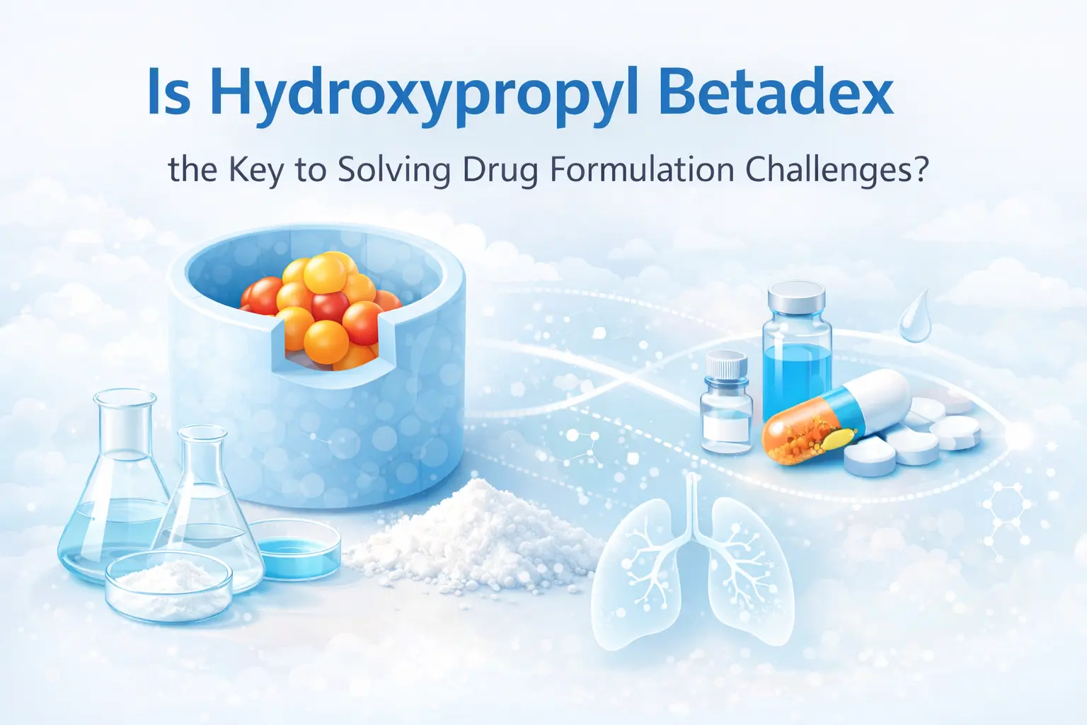 L'hydroxypropyl Betadex est-il la clé pour résoudre les défis de formulation de médicaments ?