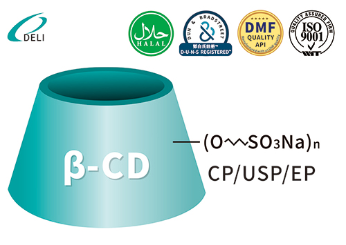 SBECD Sulfobutyl Cyclodextrine Sodium 182410-00-0